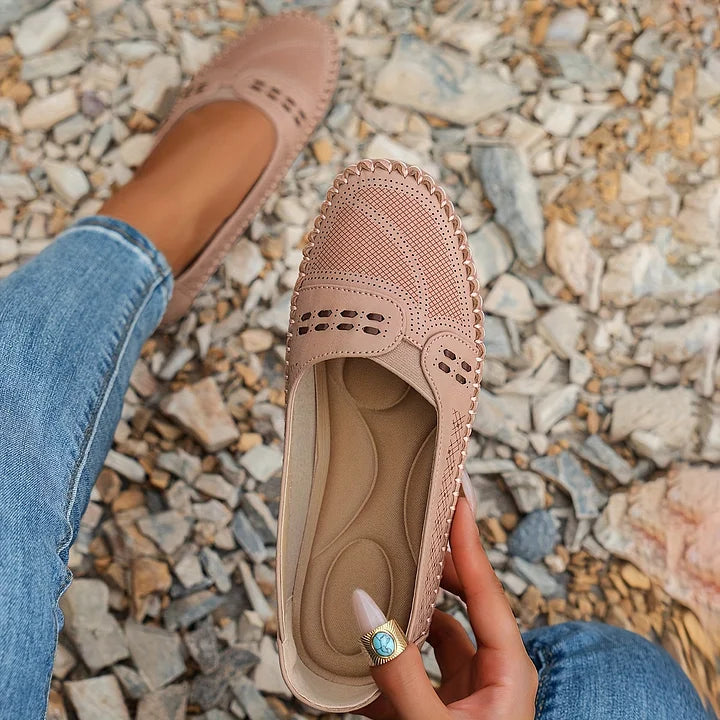 CLARA – Andningsbara Vintage-Ballerinas