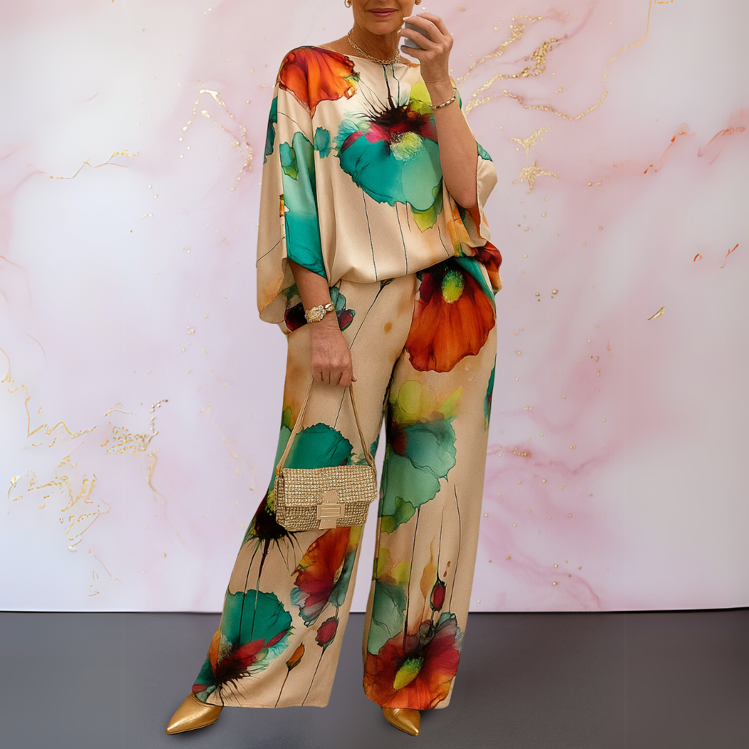 Moniek | Siden Tvådelad Damset