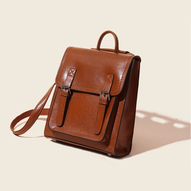 Vintage charm ryggsäck med spänne