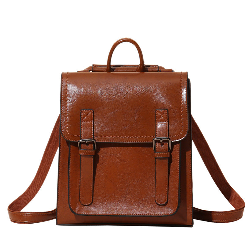 Vintage charm ryggsäck med spänne