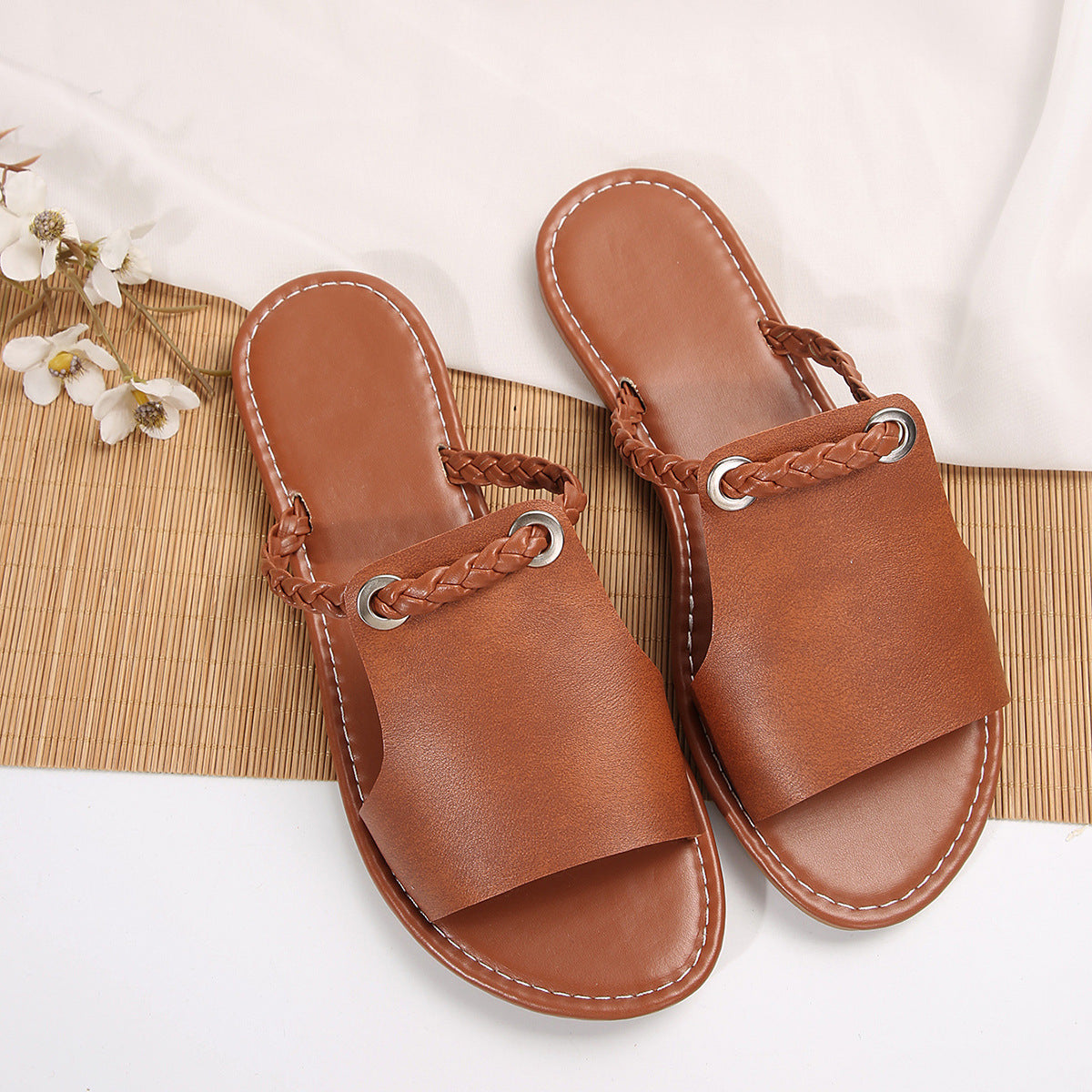 Isla | Ortopediska Slip-In Sandaler – Eleganta och Andningsbara