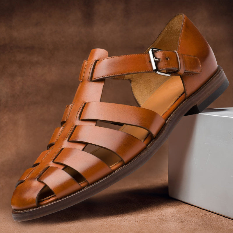 Joe | Moderna Flexibla Läder Sandaler