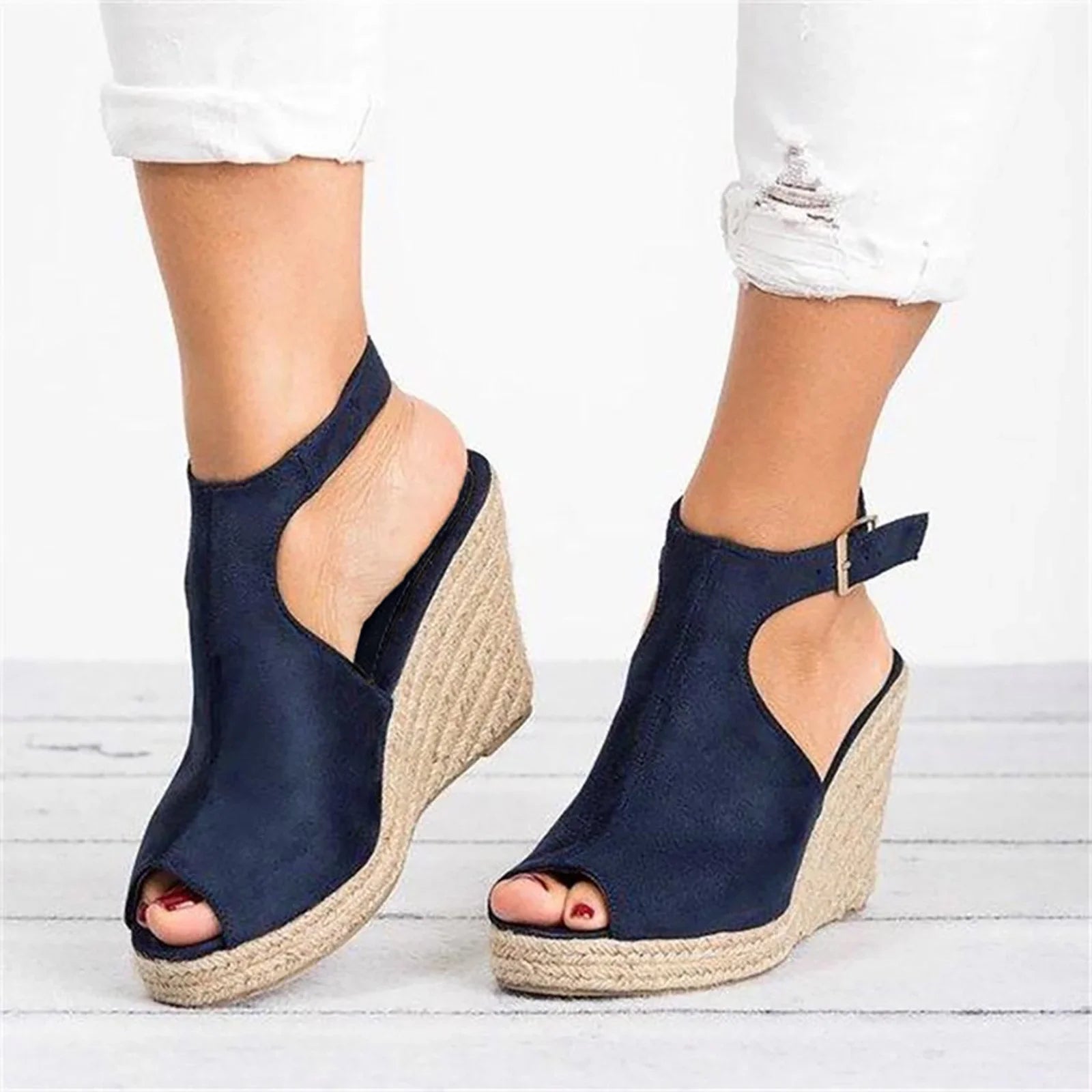 Elegant Kilar Plattform Sandaler