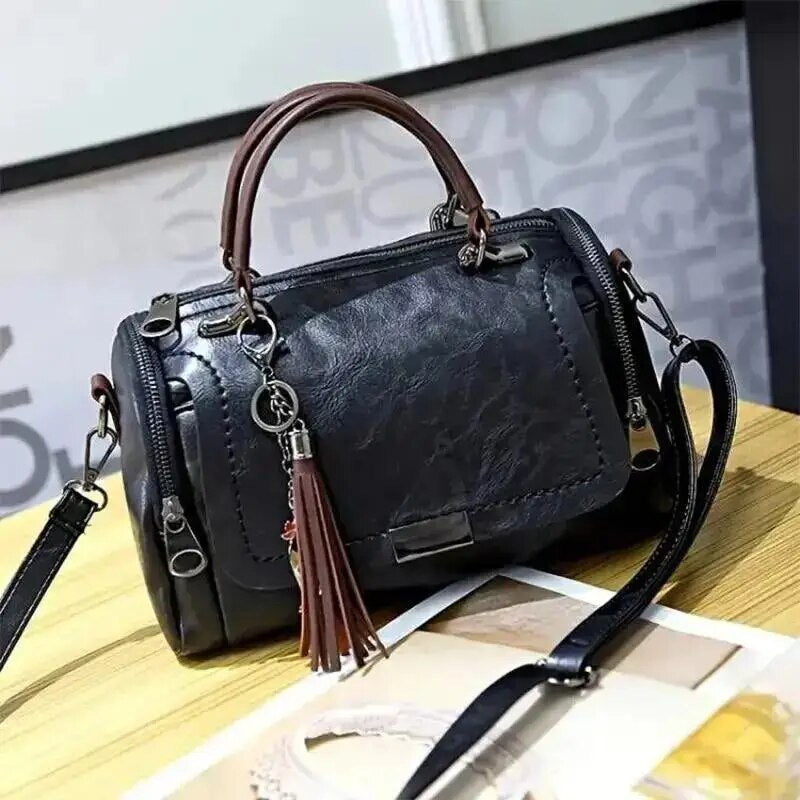 Elegant Strukturerad Crossbody-väska