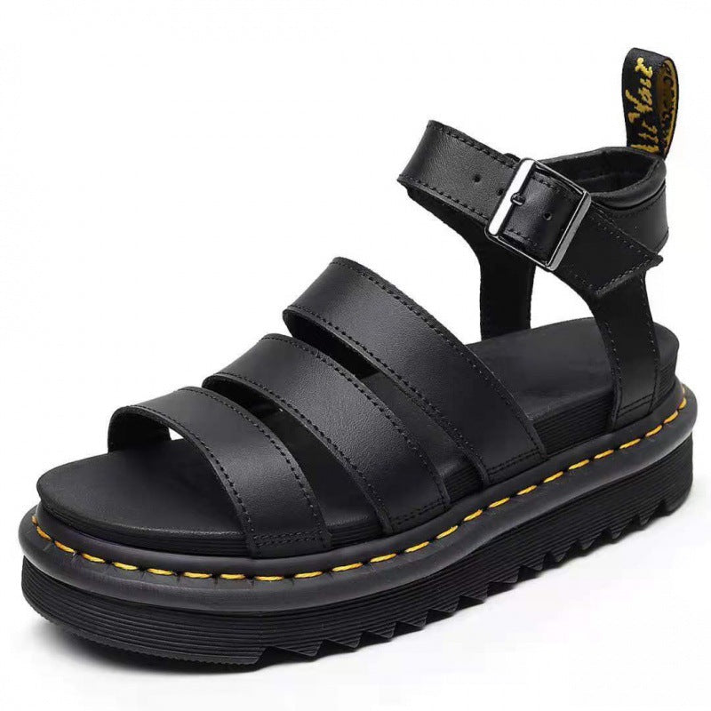 CALLISTA – Casual sandaler med tjock sula