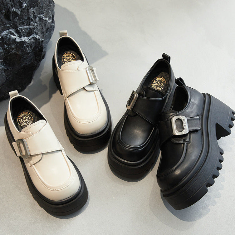 Beautiful Foot Power brittiska loafers 2025 – Rund tå, tjock sula och hög klack för kvinnor