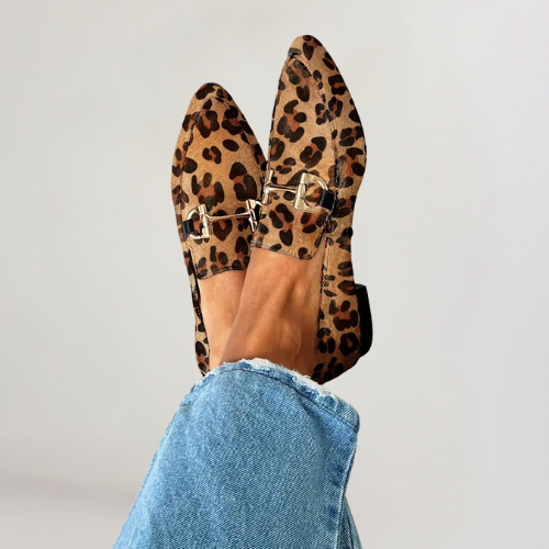 JUUL | ELEGANTA LOAFERS MED MÖNSTER OCH SUBTILA KLACKAR