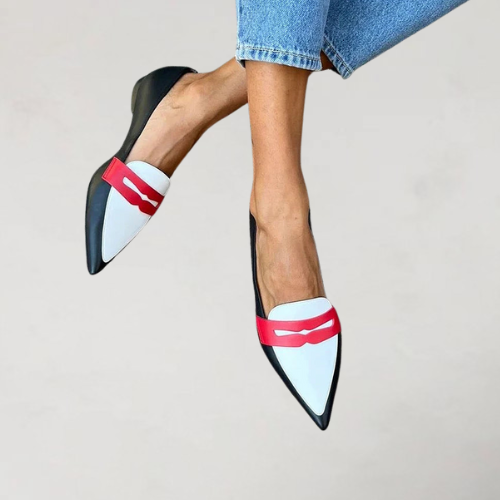 ILSE | PATCHWORK LOAFERS MED FÄRGBLOCK