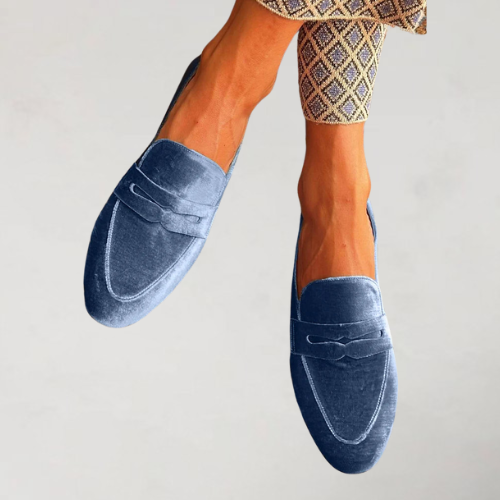 BRENDA | STILIGA SLIP-ONS MED SAMMETSPATCHWORK