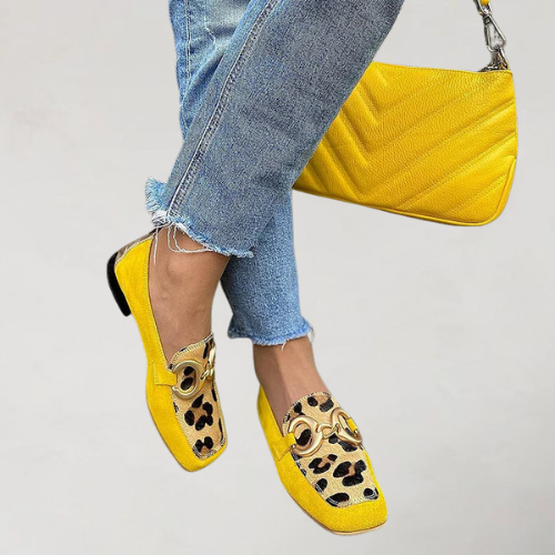 DIANA | CASUAL LOAFERS MED METALLISK KANT