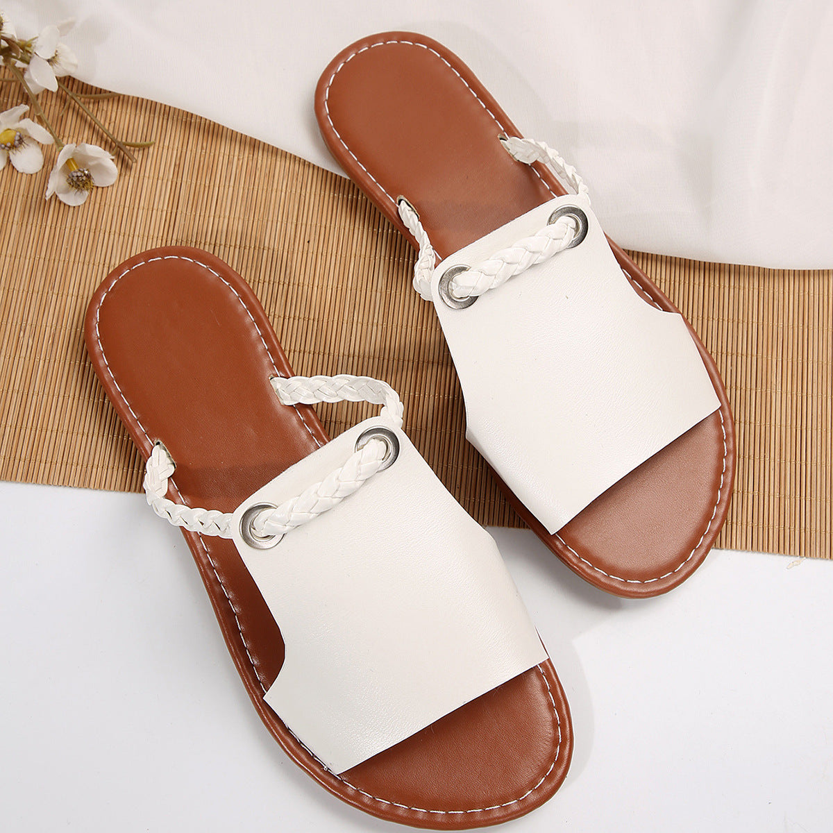 Isla | Ortopediska Slip-In Sandaler – Eleganta och Andningsbara