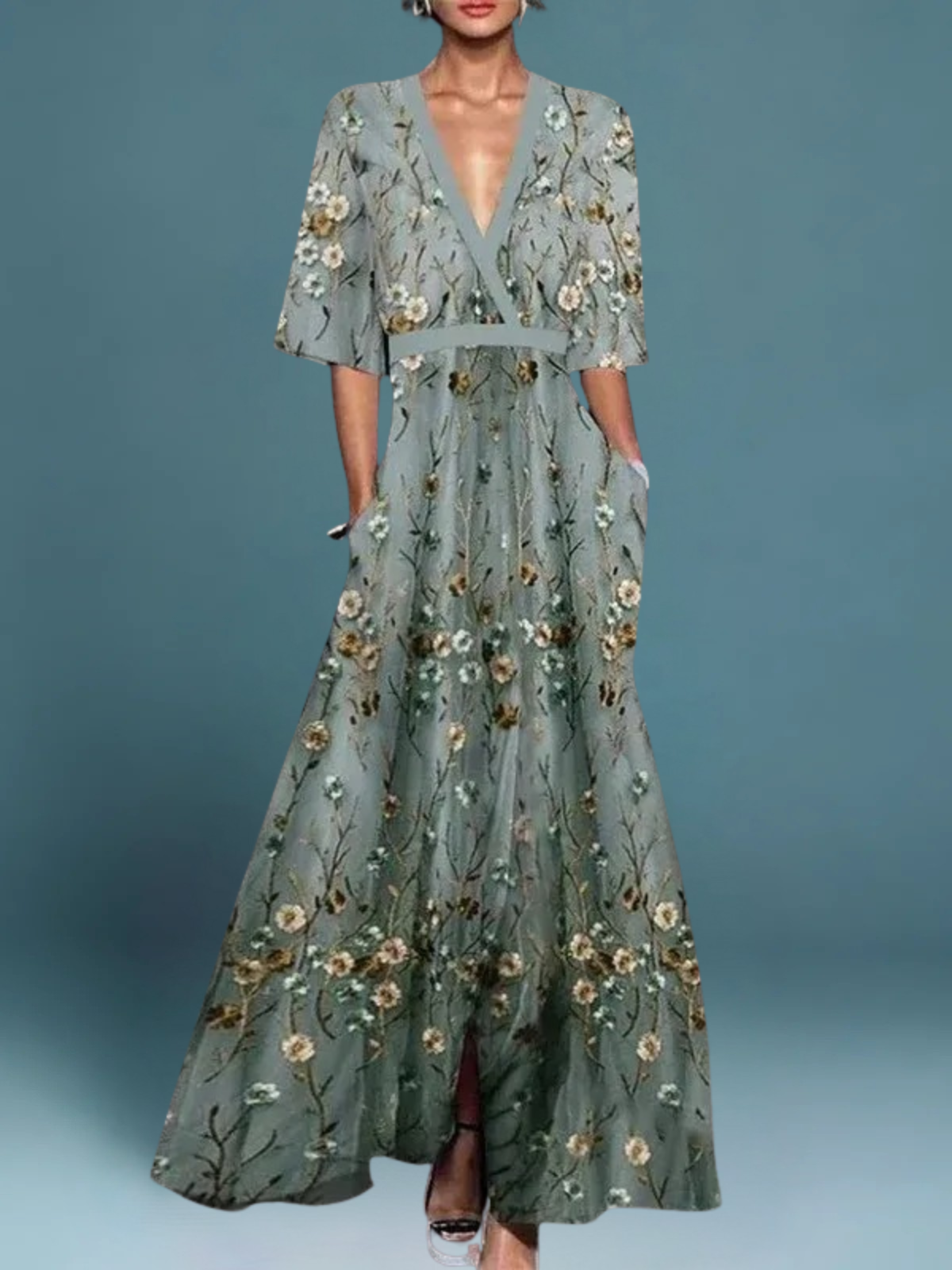 Helena | ELEGANT BLOMSTERTKLÄDNAD