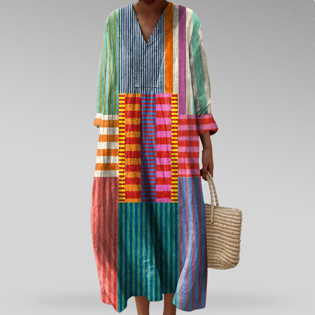 Susan | Elegant Geometrisk Klänning