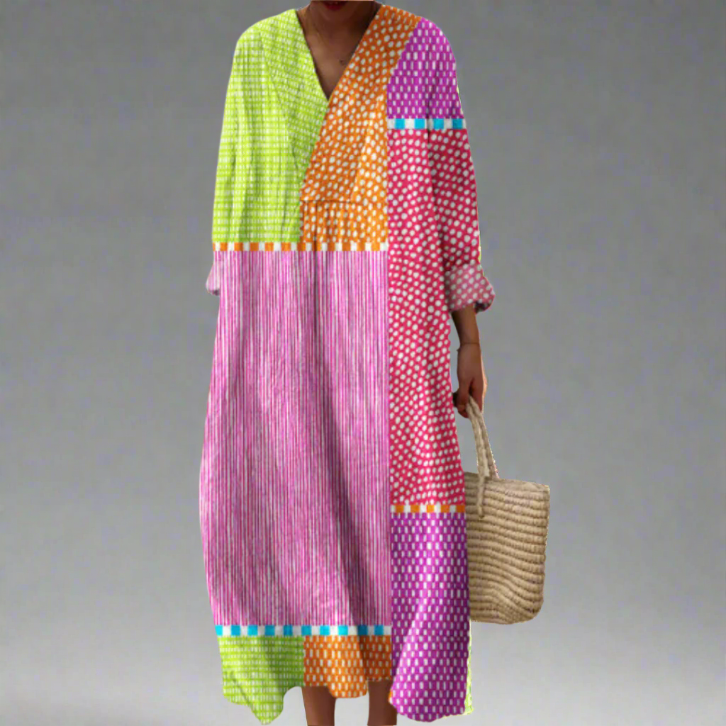 May | Chic Geometrisk Klänning
