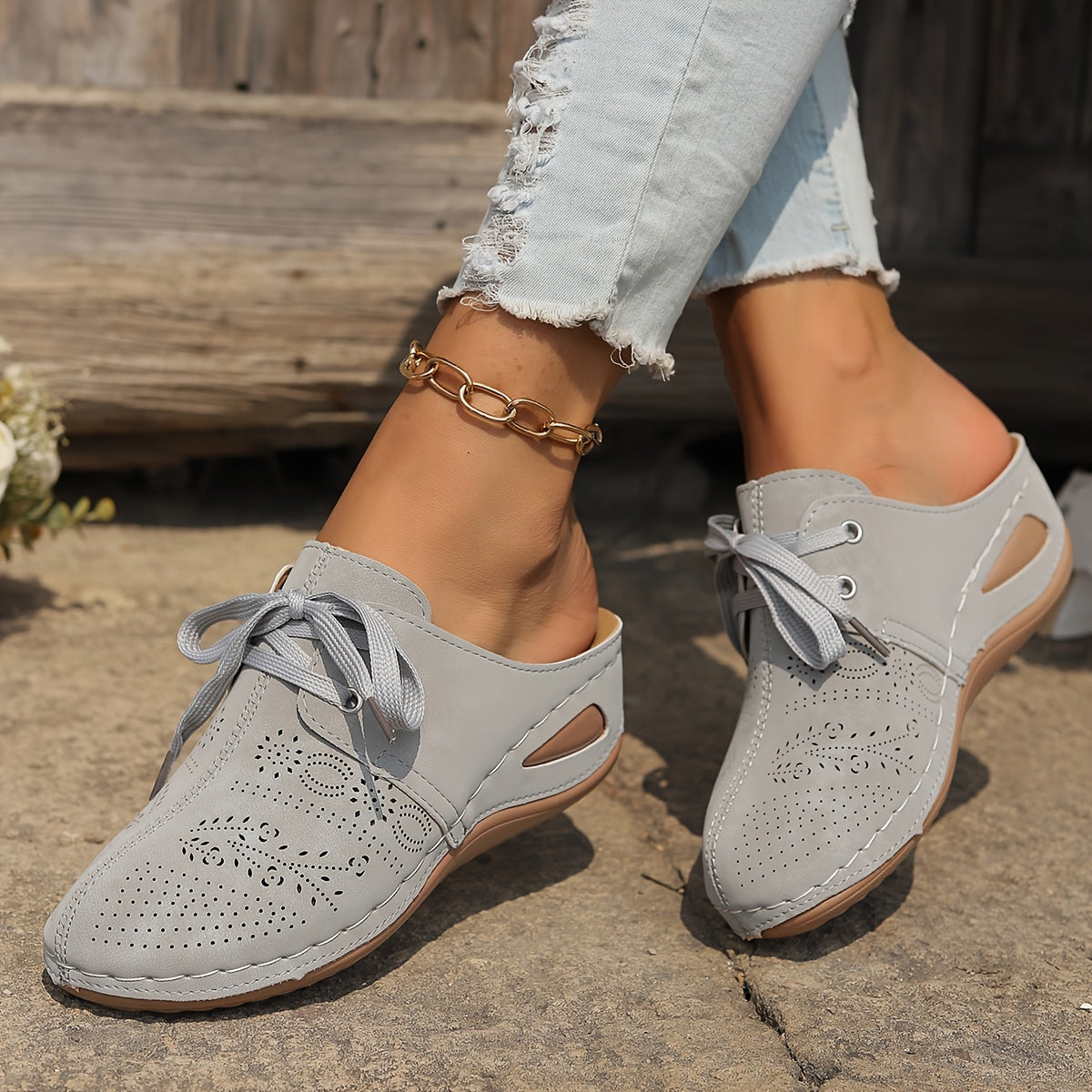 Serena | Ortopediska Slip-On Skor med Fotvalvsstöd och Andningsbar Komfort