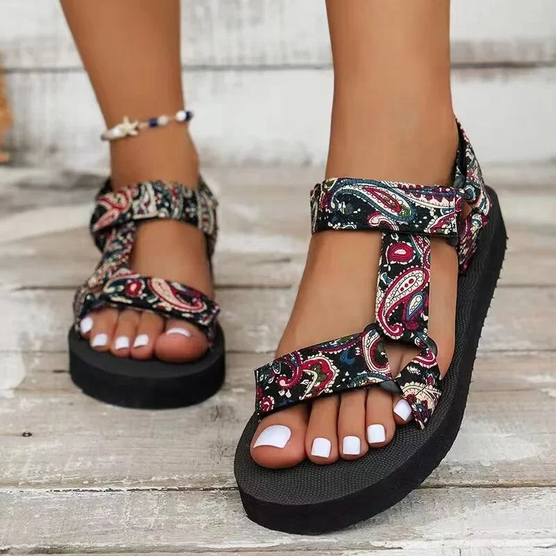 Lucy I Boho Sommar Sandaler för Kvinnor