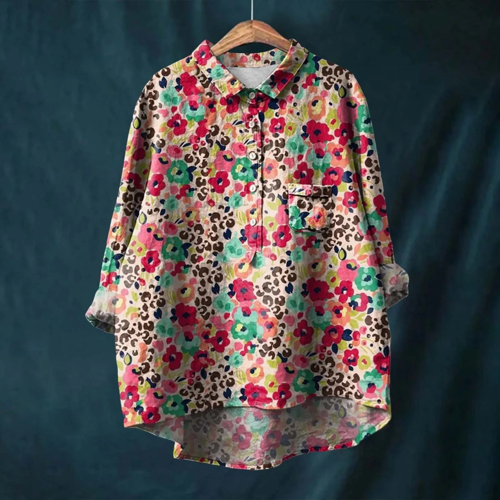 Liesa | Elegant Blomsterblus för Kvinna