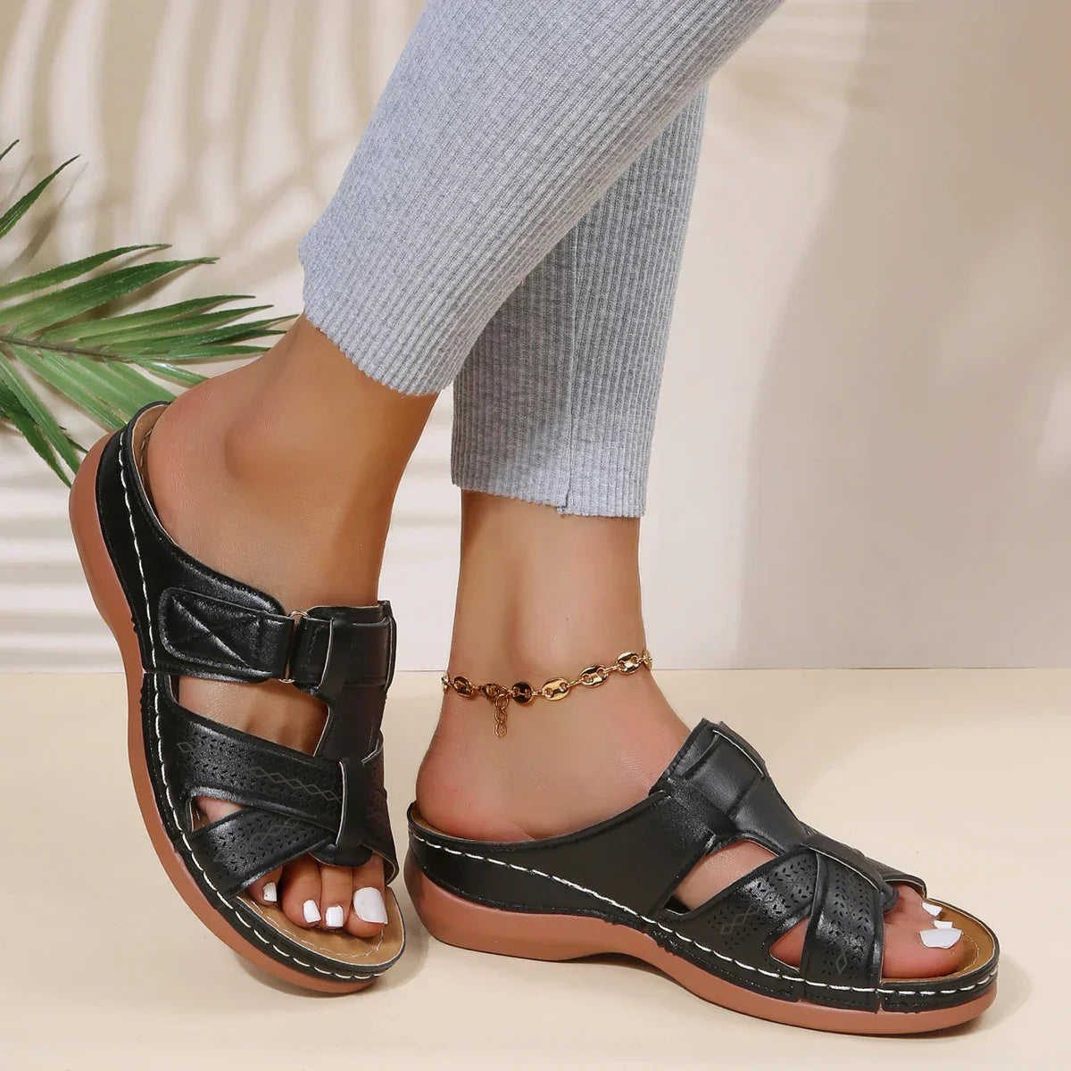 Toby Comfort Steg Sandaler