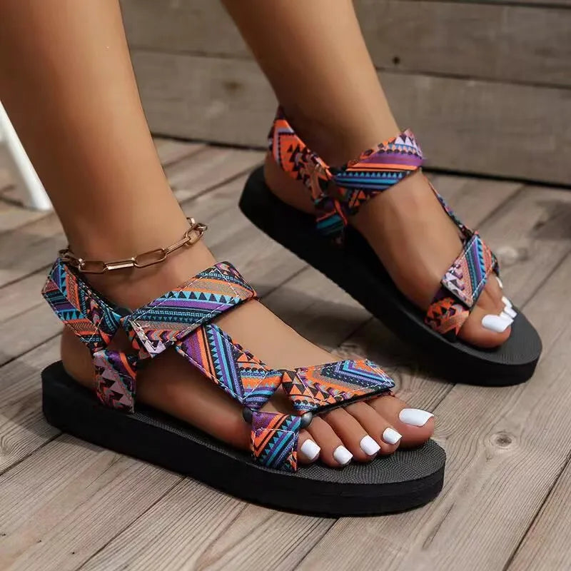 Lucy I Boho Sommar Sandaler för Kvinnor