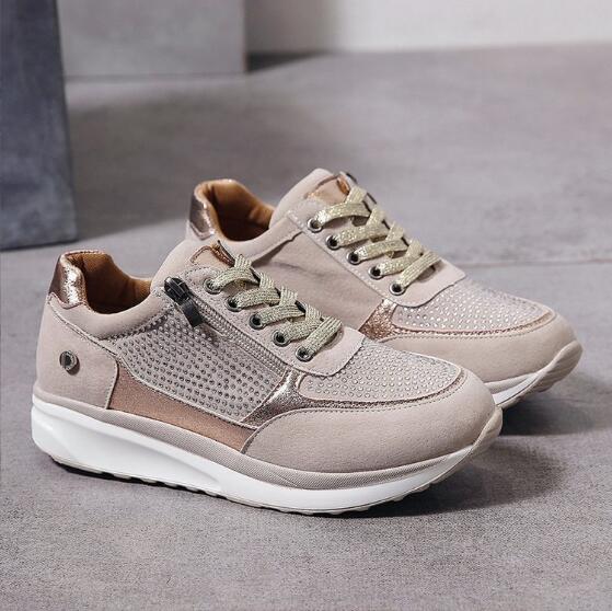 Aurora | Ortopediska Sneakers med Dragkedja