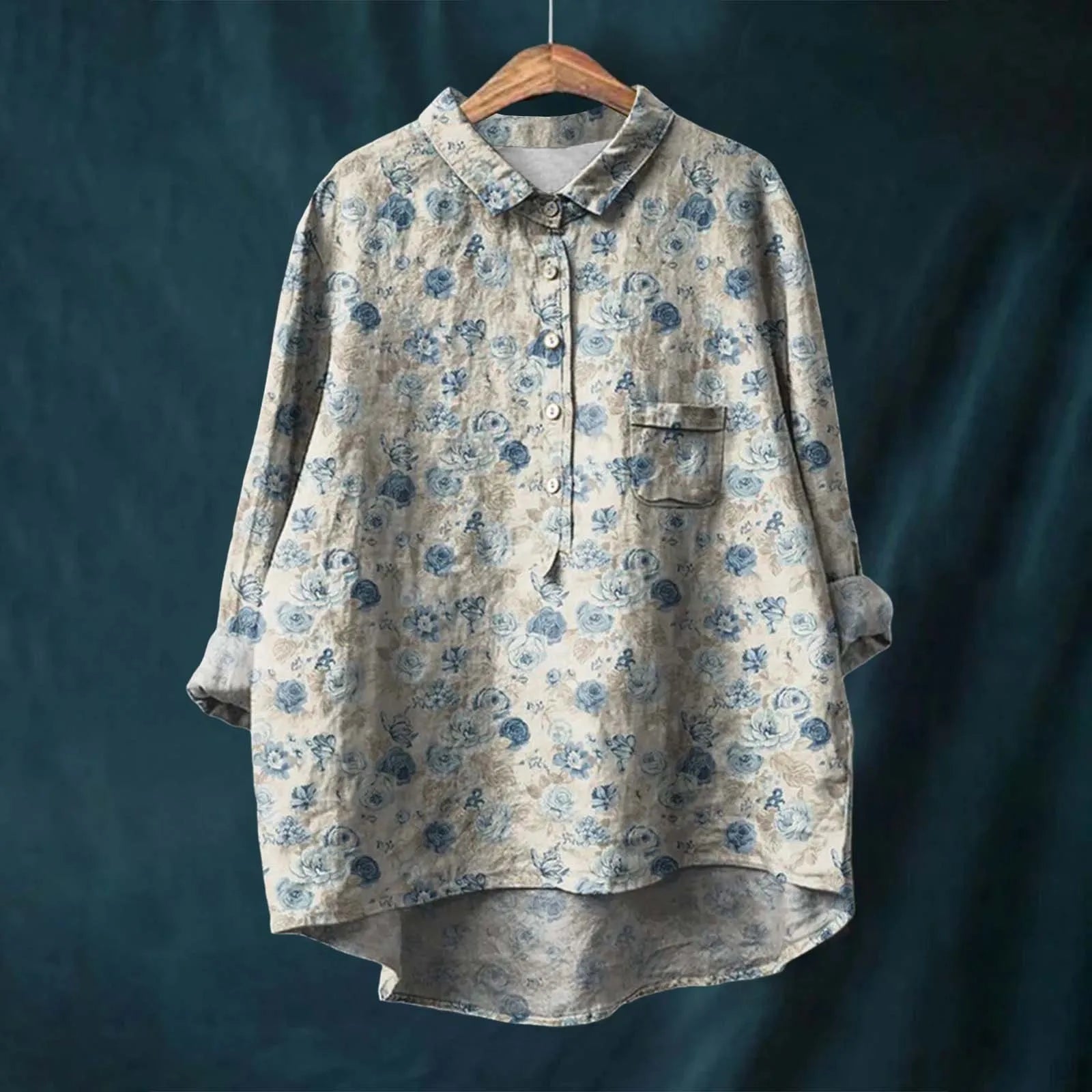 Liesa | Elegant Blomsterblus för Kvinna