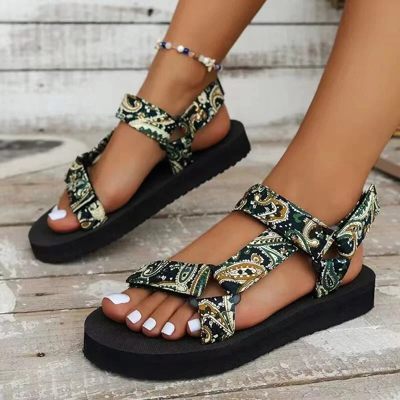Lucy I Boho Sommar Sandaler för Kvinnor