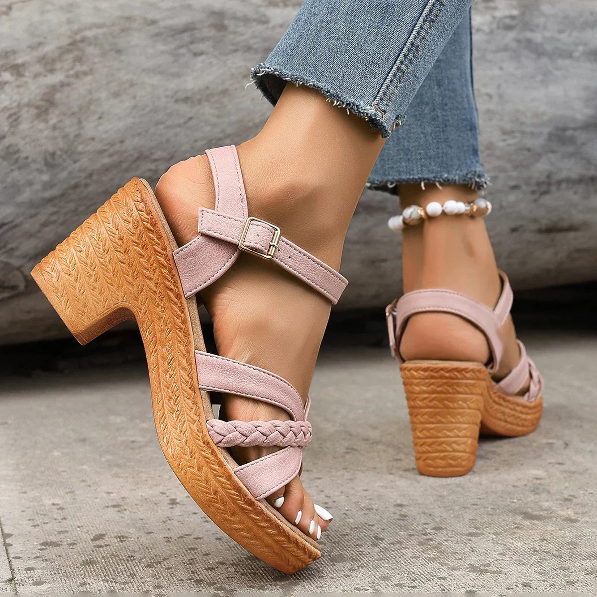 Gianna Klassiska Sandaler med Mellanhäl