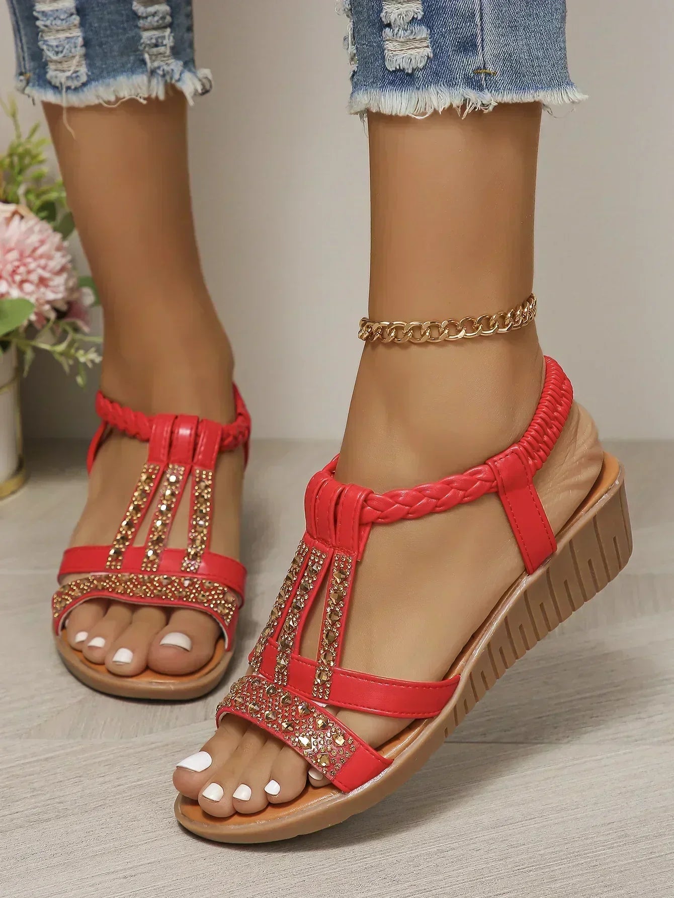 Lacey - Stiliga Ortopediska Sandaler