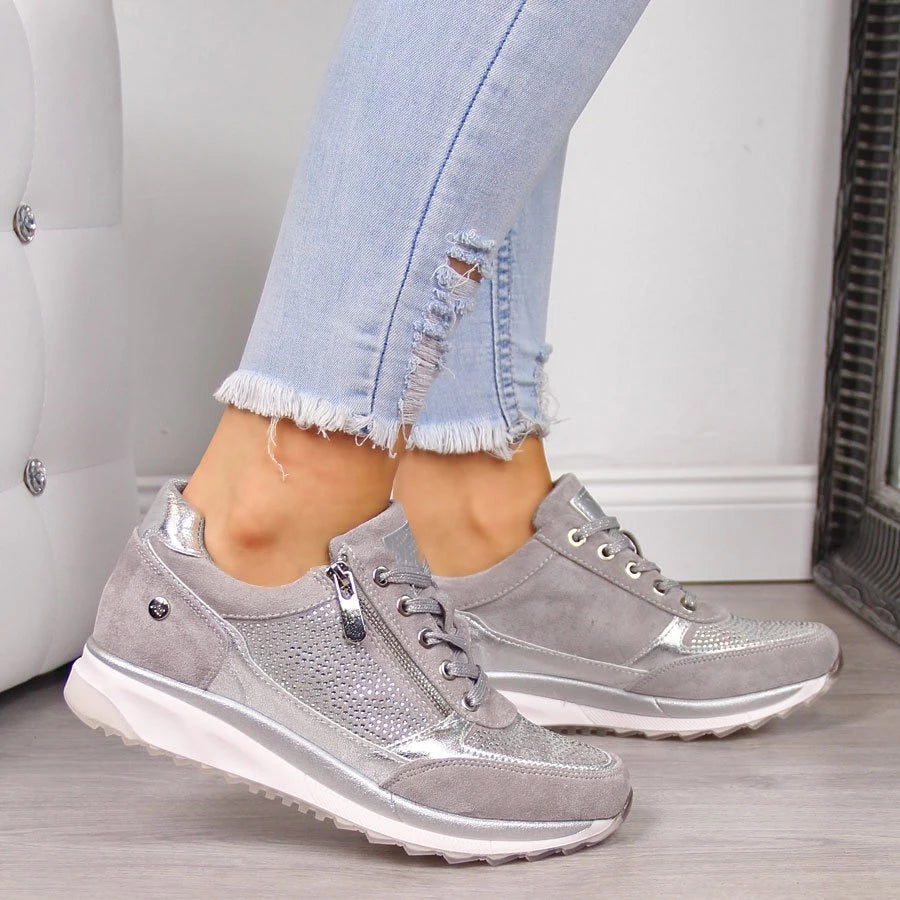 Aurora | Ortopediska Sneakers med Dragkedja