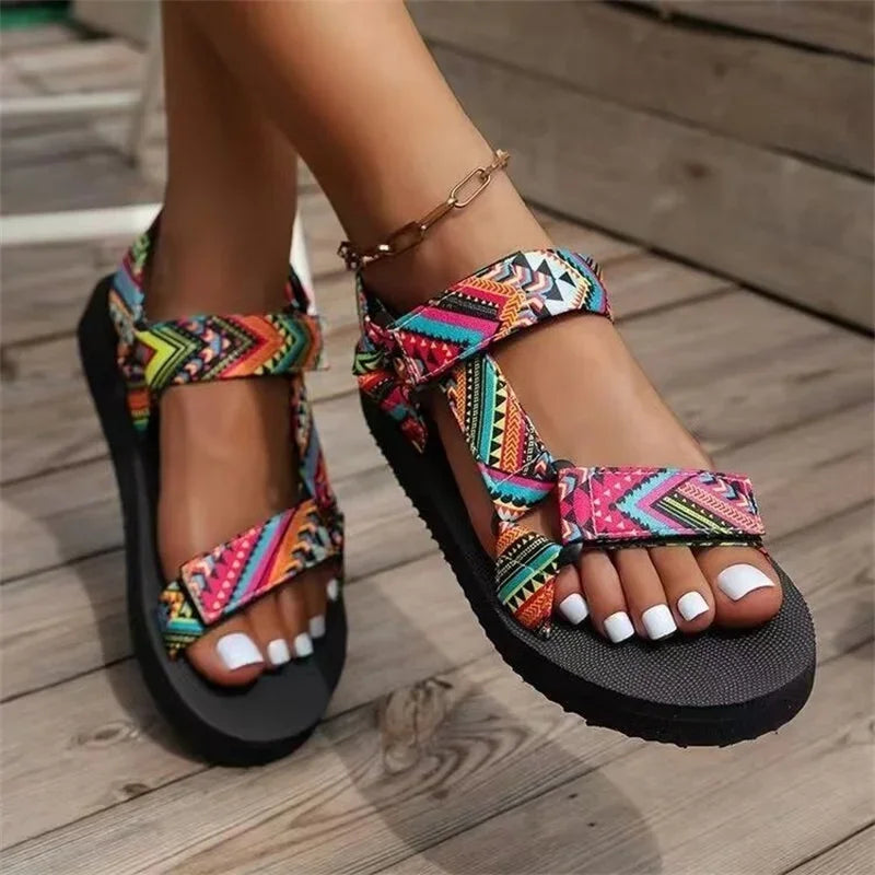 Lucy I Boho Sommar Sandaler för Kvinnor