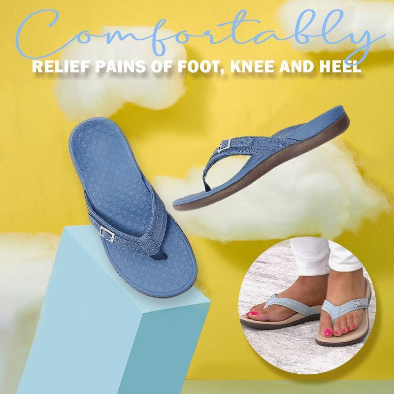 Ortopediska Bågfotsstöd Flip Flops för Damer
