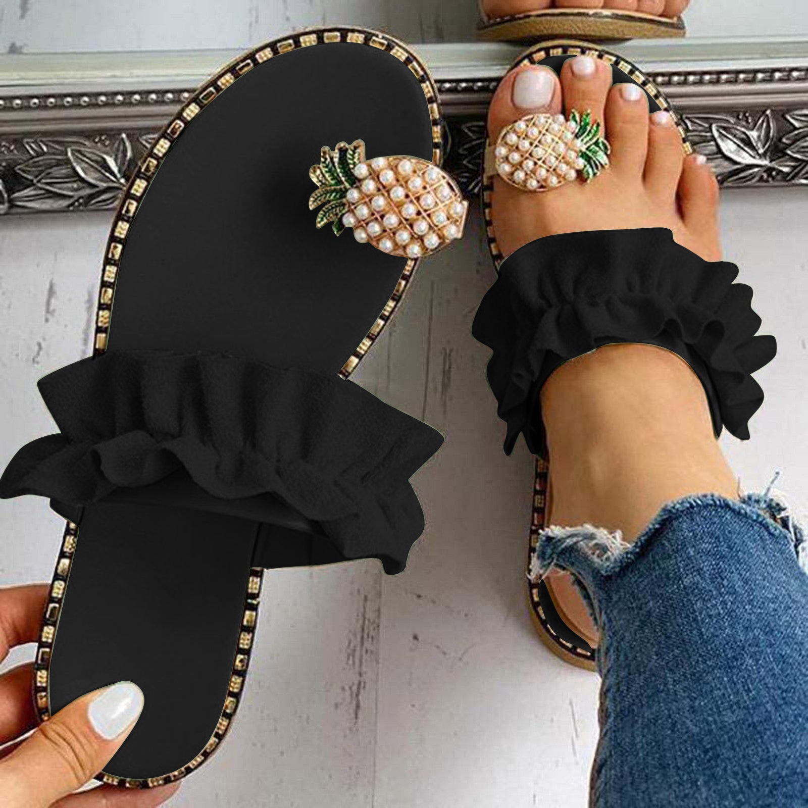 Liana | Ortopediska sandaler med tåring, dämpad sula och elegant stöd