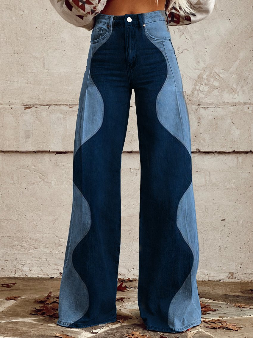Marina Byxor med vida ben Kollektion | Boho Vintage Byxor
