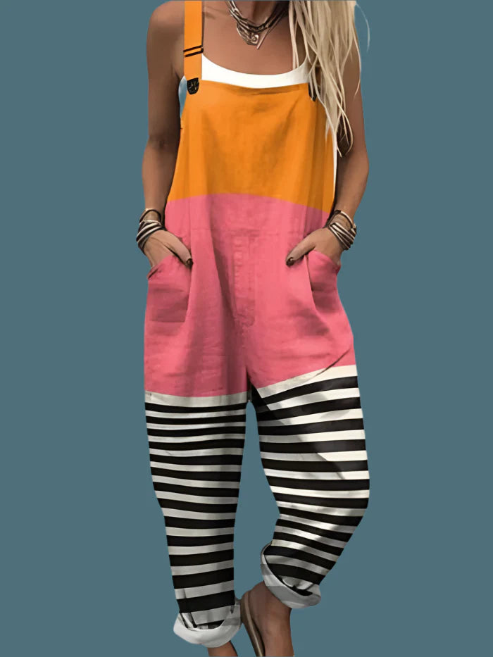 Mary | Lättviktig Vintage Byxdress