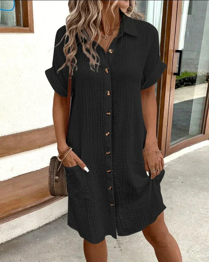 Aria - Klassisk Polo Casual Klänning
