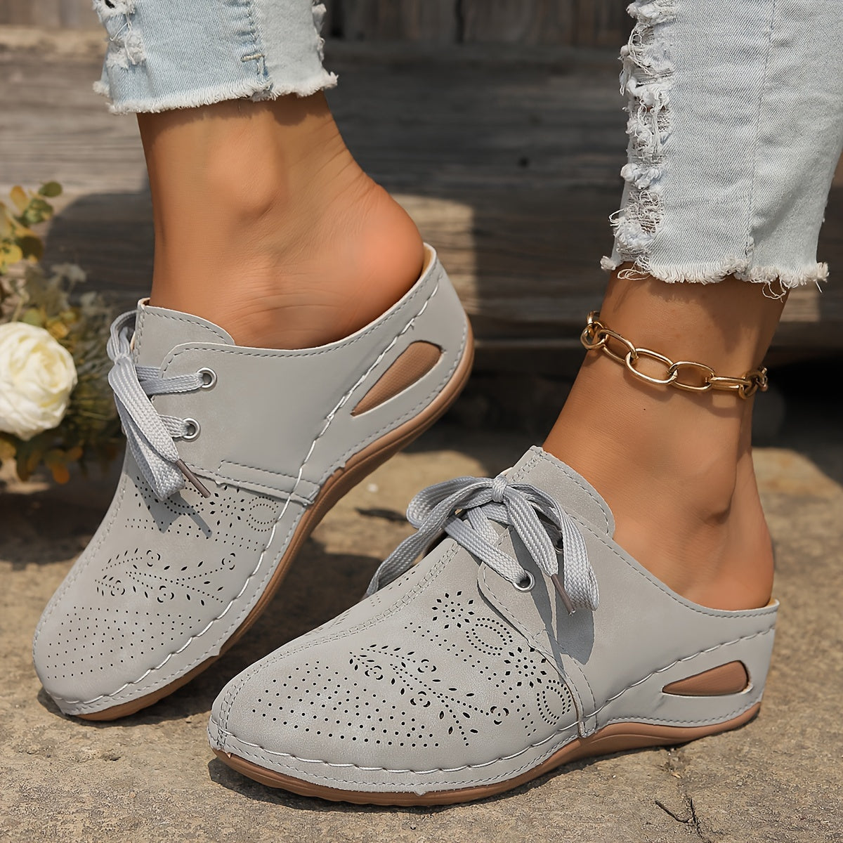 Serena | Ortopediska Slip-On Skor med Fotvalvsstöd och Andningsbar Komfort