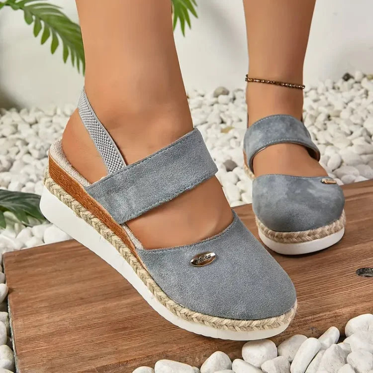 Antonia | Ortopediska sandaler med platå, ventilerande och avslappnade