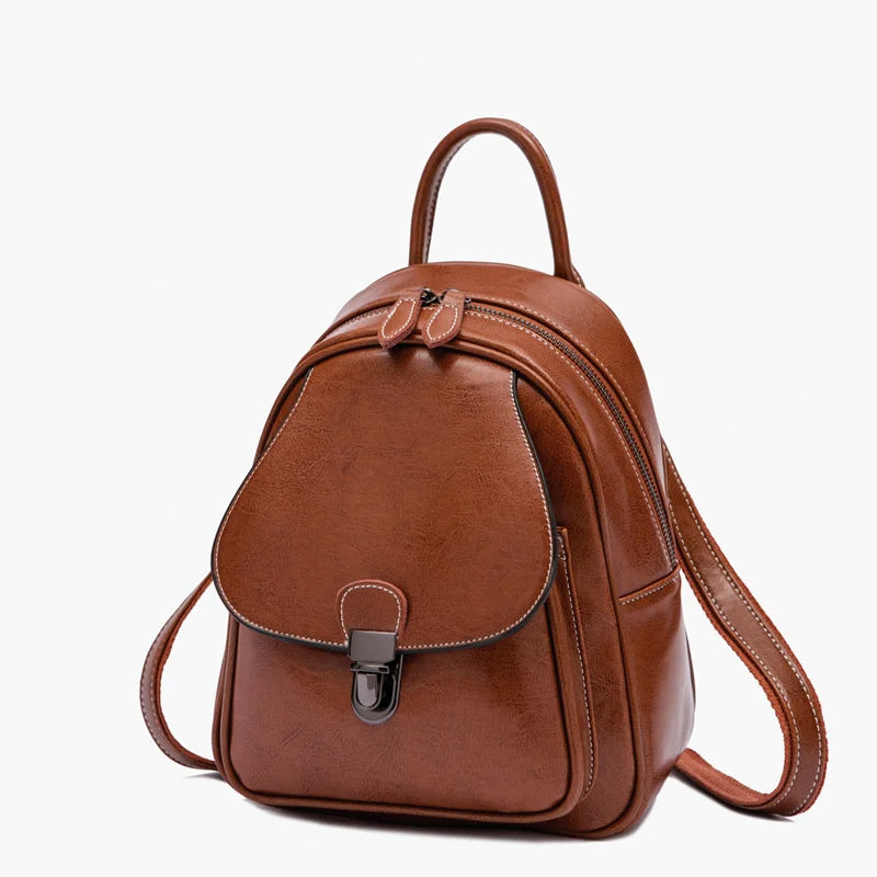 Chic kompakt ryggsäck med elegant charm