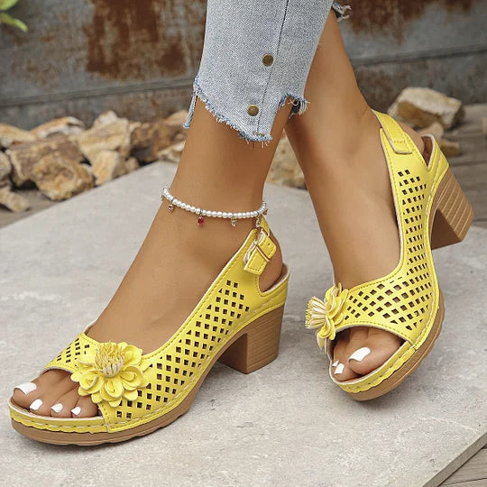 Imogen - Bekväm Sandal med Öppen Tå