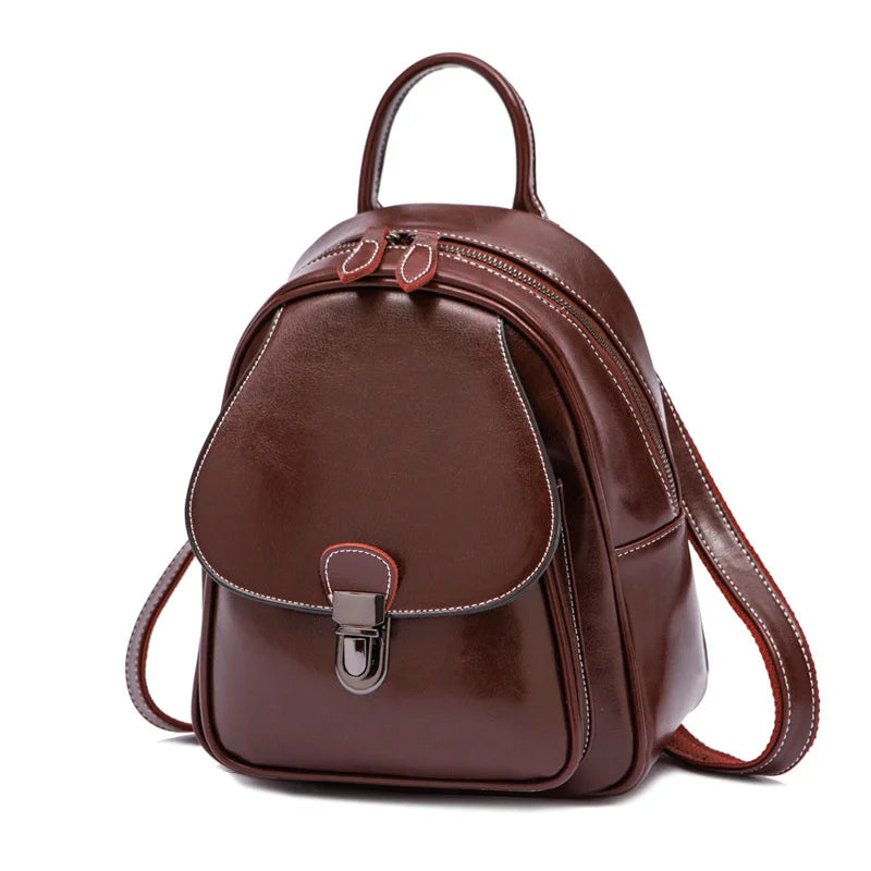 Chic kompakt ryggsäck med elegant charm