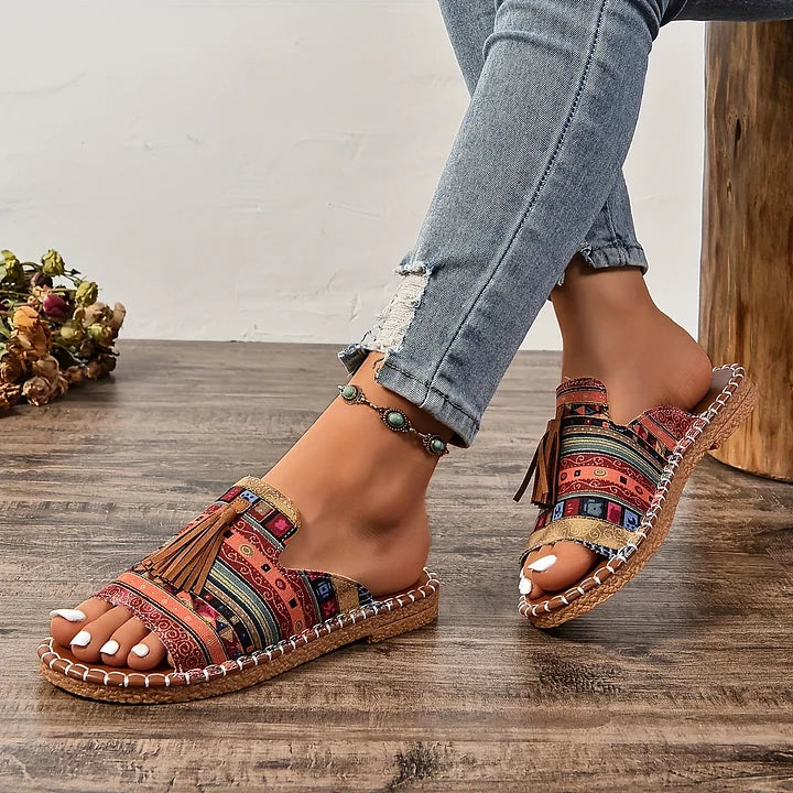 Leena - Bekväma platta ortopediska sandaler
