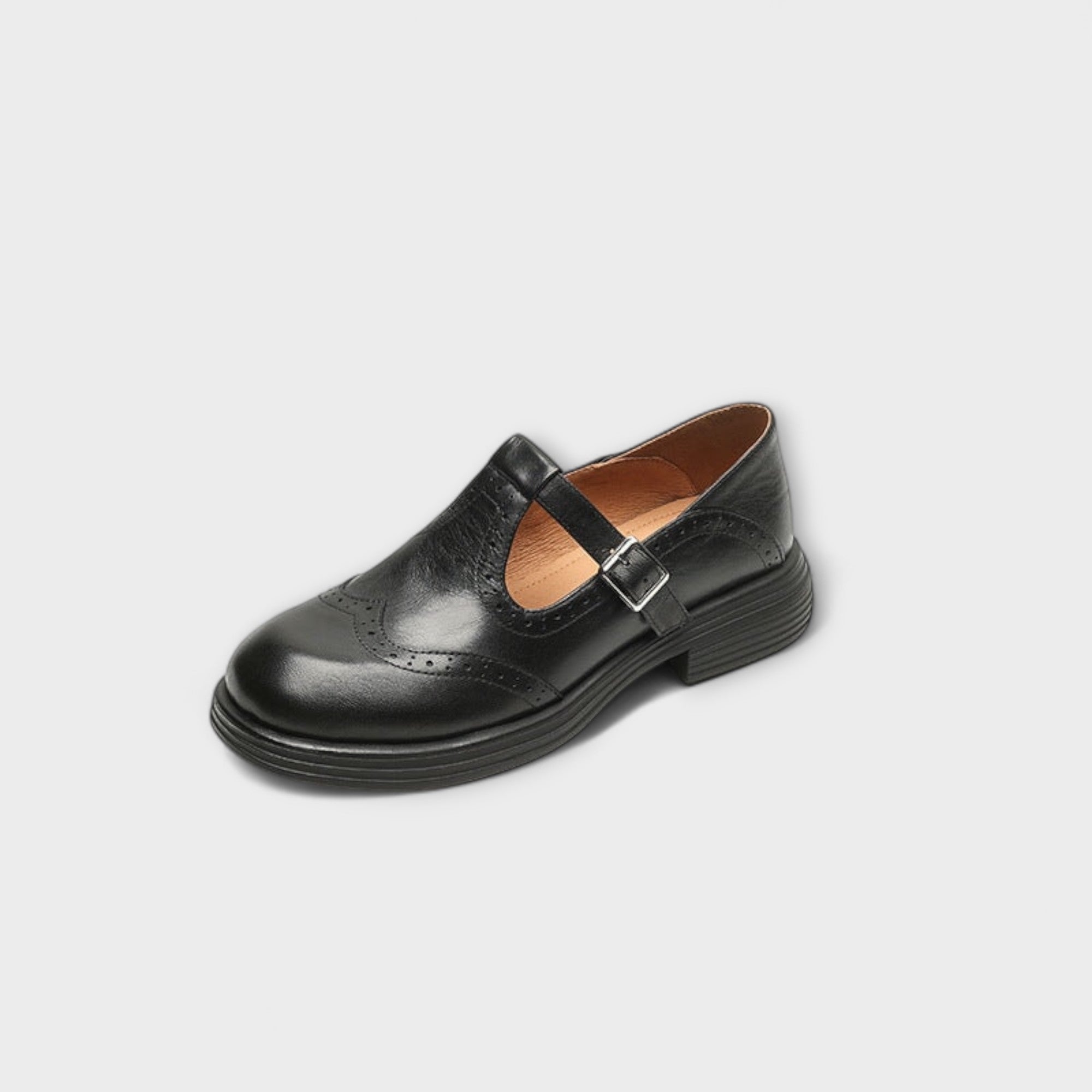 Velda | Eleganta Mary Janes i läder