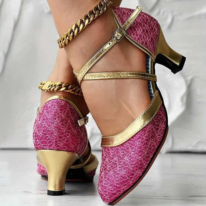 Taleia - Elegant sandal med klack