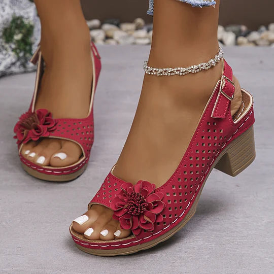 Imogen - Bekväm Sandal med Öppen Tå