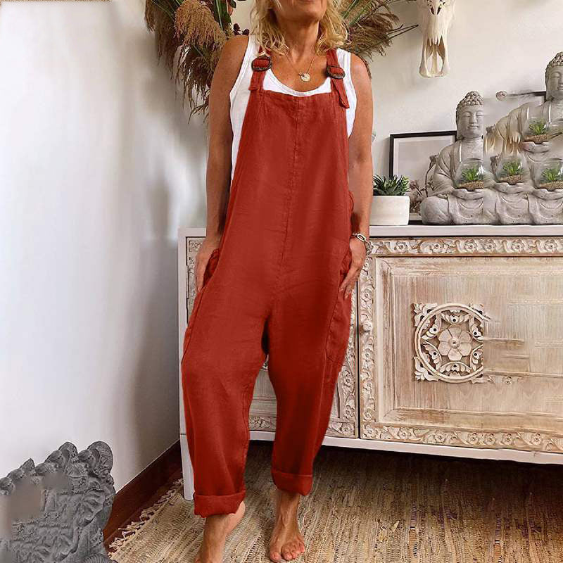 Janine Tidlös Jumpsuit - Avslappnad Elegans