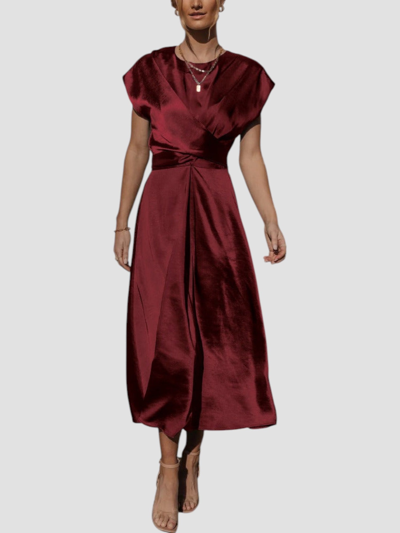 Leanna | Elegant Midi Klänning