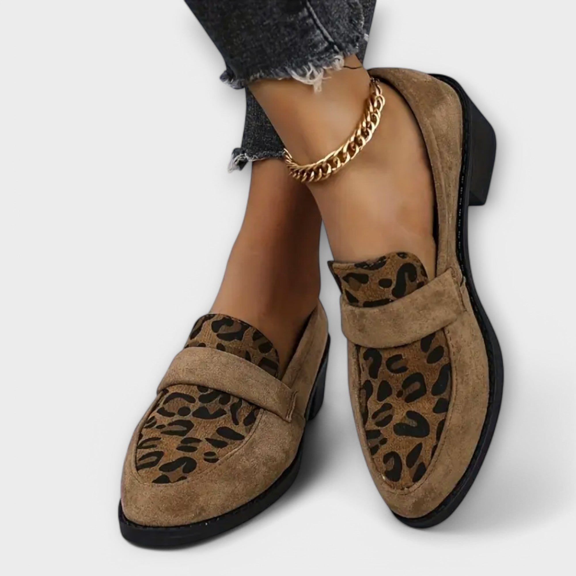 Karla | Eleganta Damskor med Leopardsprint