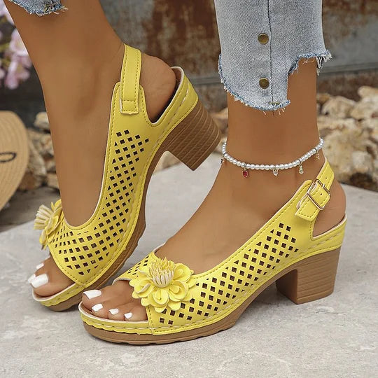 Imogen - Bekväm Sandal med Öppen Tå