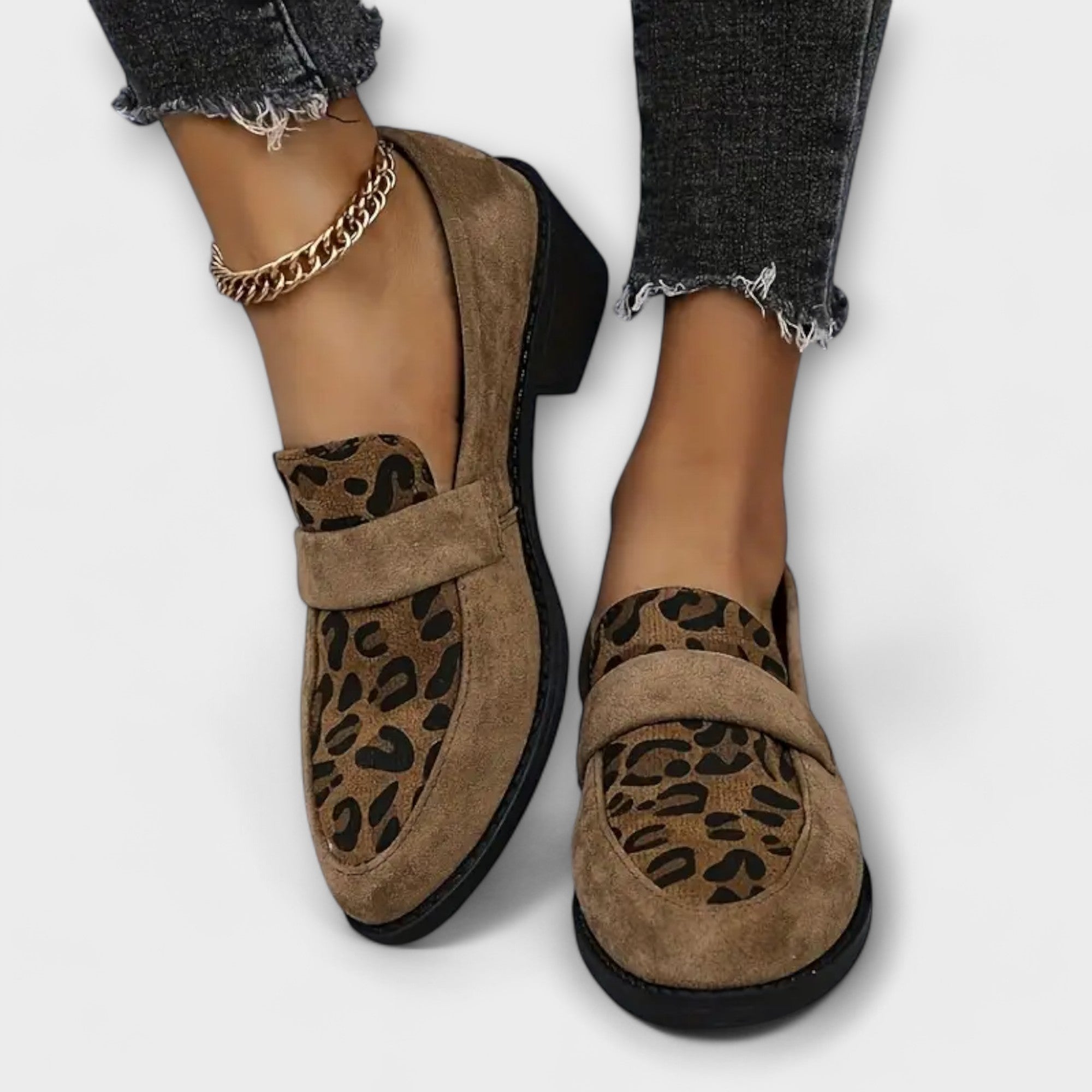 Karla | Eleganta Damskor med Leopardsprint