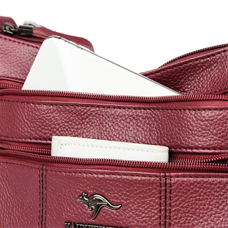 Evangeline - Designer Multi-Layer Crossbody Axelväska